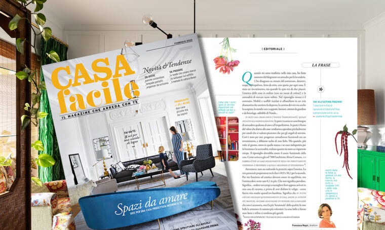 CasaFacile di febbraio 2022: l’editoriale del direttore