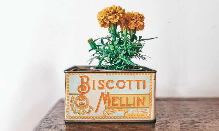 Scatole di latta vintage: recupero e décor