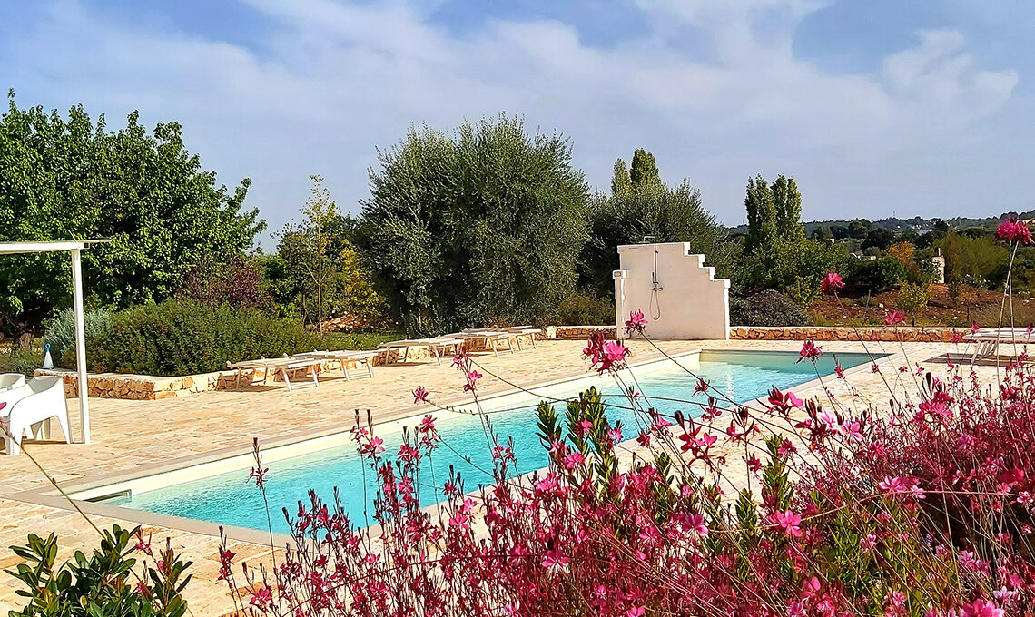 Trullo con piscina