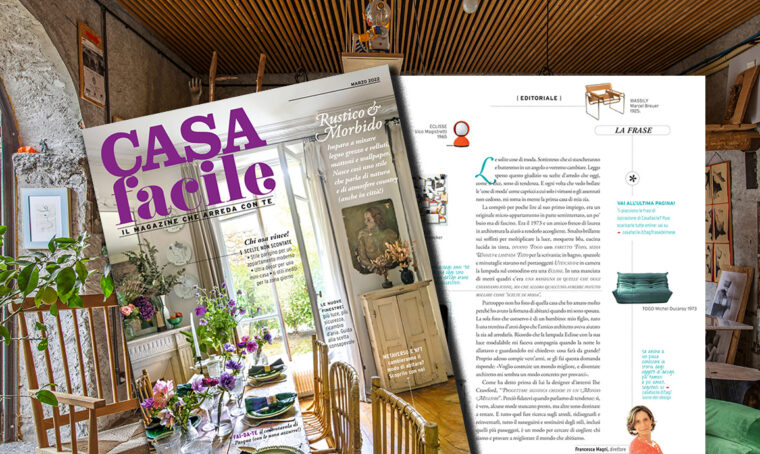 CasaFacile di marzo 2022: l’editoriale del direttore