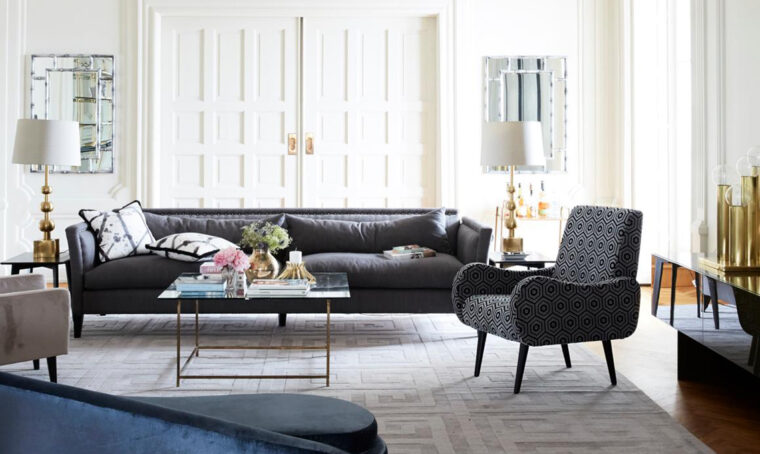 Décor che non stanca: toni del grigio per attualizzare lo stile classico