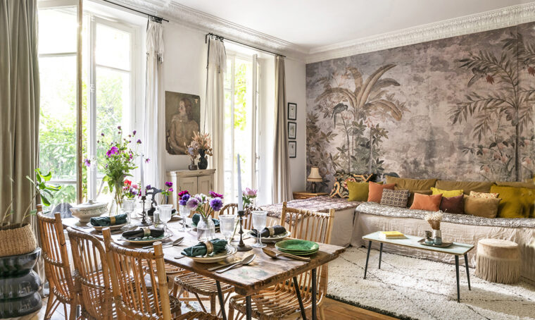 Una mini casa in affitto a Parigi, tra scelte décor e dettagli a sorpresa