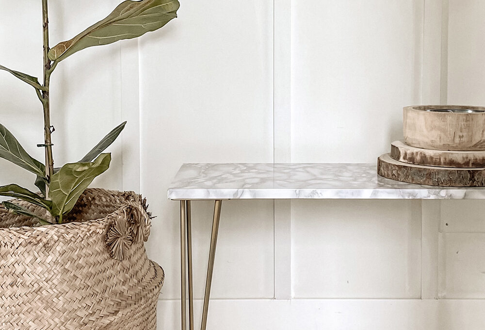 Come creare una panchetta décor per l’ingresso