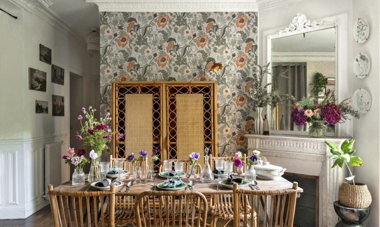 Gli ingredienti per una sala da pranzo in stile rustico-chic