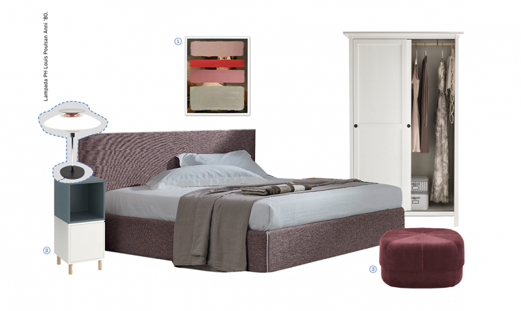 La camera da letto costruita intorno a ciò che ami