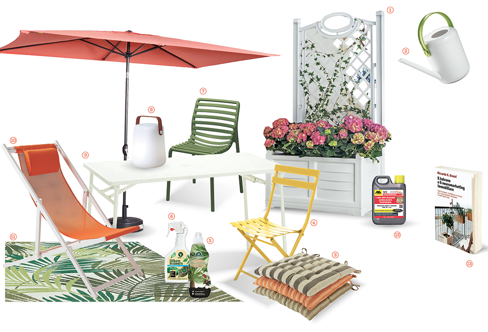 Bello & possibile: il balcone pranzo e relax