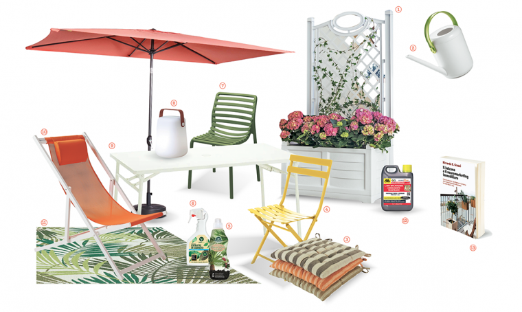 Bello & possibile: il balcone pranzo e relax