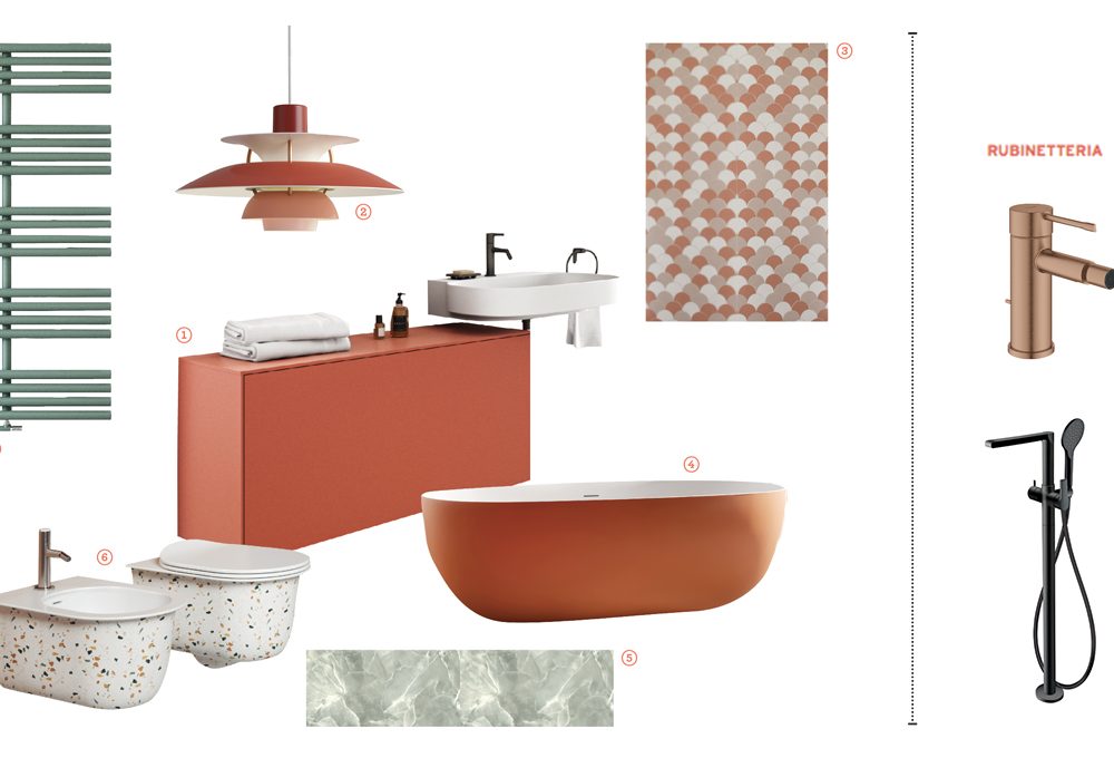 I trend bagno 2022: torna il colore anche per i sanitari