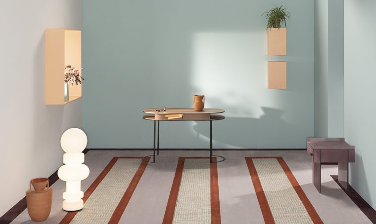 Progetta un ambiente o un tappeto con la moquette