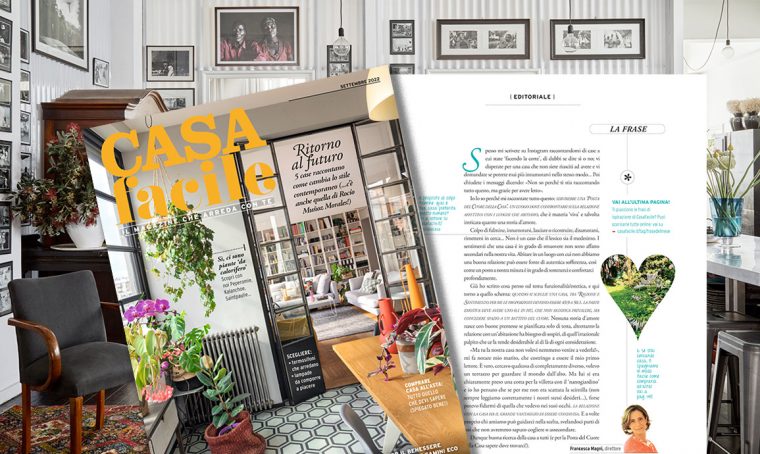CasaFacile di settembre 2022: l’editoriale del direttore