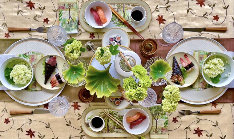 Mise en place: divagazioni décor stile Jap