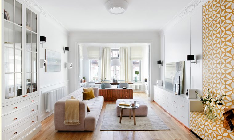 Dal legno di rovere al total white in cerca di più luce e calore