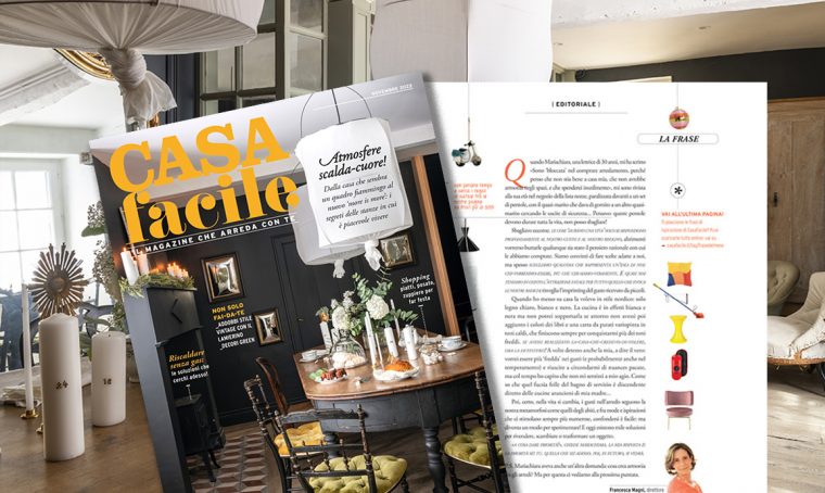 CasaFacile di novembre 2022: l’editoriale del direttore