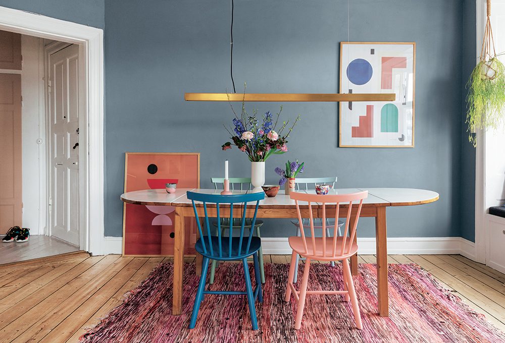 A casa della stylist dove le stanze sono come quadri