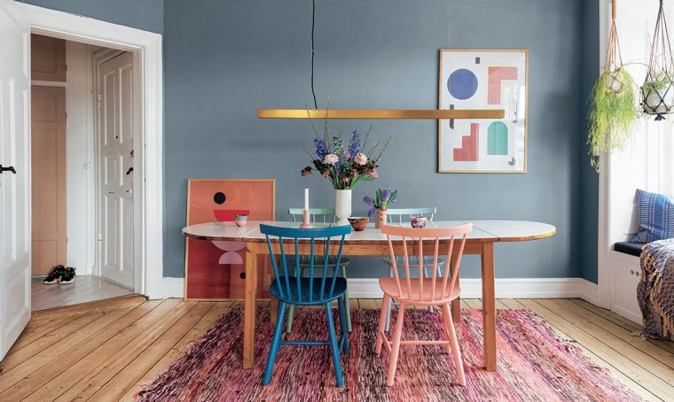 A casa della stylist dove le stanze sono come quadri