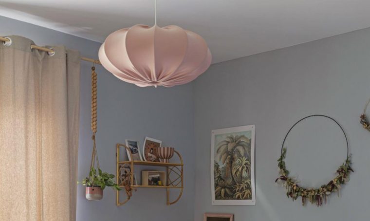 Come realizzare il lampadario in tessuto