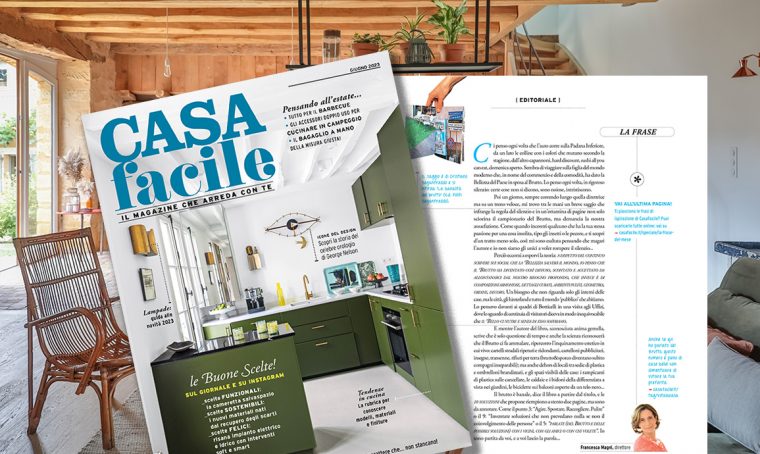 CasaFacile di Giugno 2023: l’editoriale del direttore