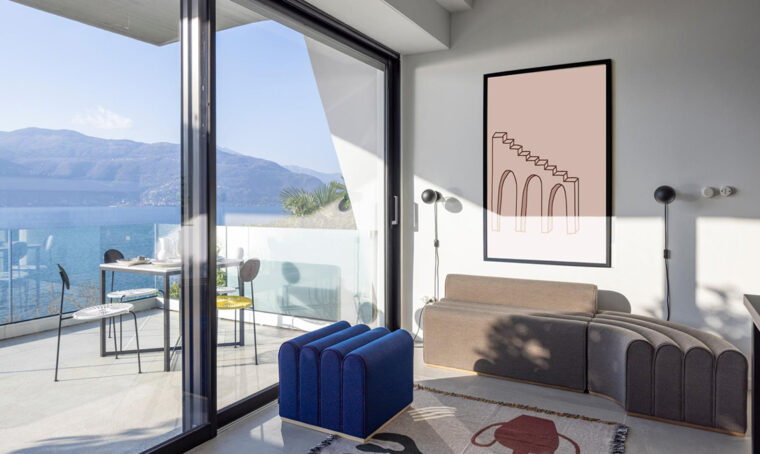 Spirito italio-scandinavo e idee fai-da-te nella casa sul lago Maggiore