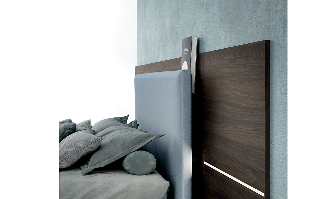 Testata letto imbottita