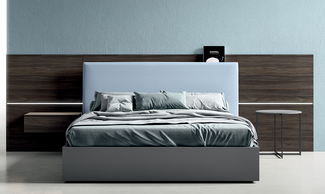 Testata letto imbottita
