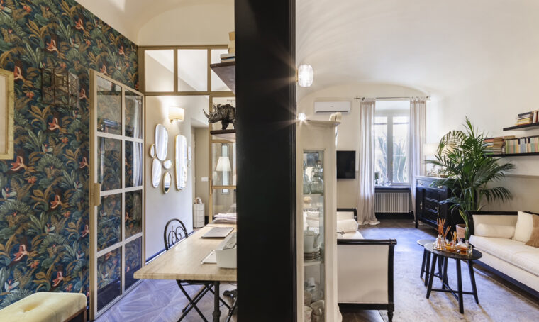 Una casa eclettica nel cuore di Roma