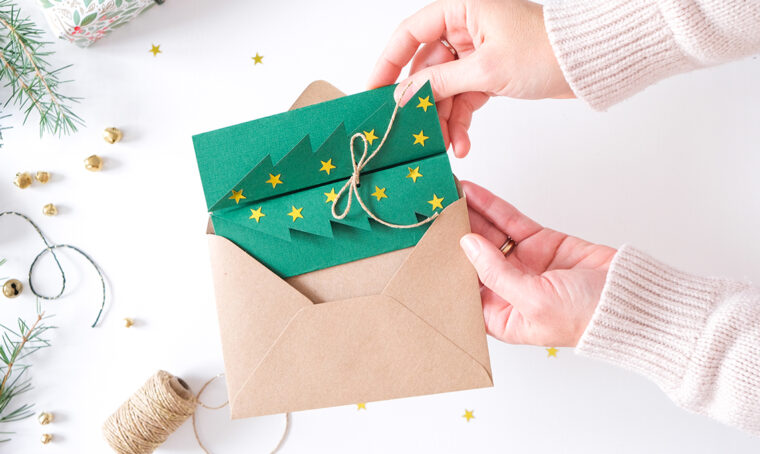 Natale: il bigliettino di auguri 3D