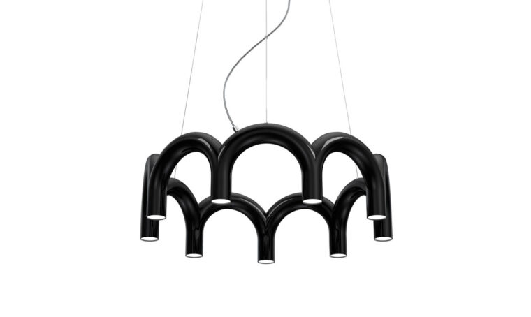 Chandelier neri di design