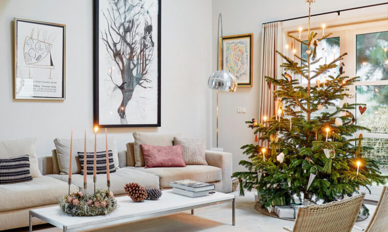 Ispirazione naturale per il Natale in stile nordico