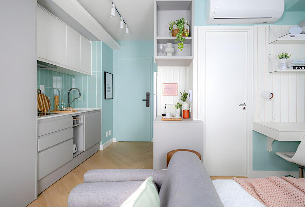 Grande comfort nel monolocale brasiliano