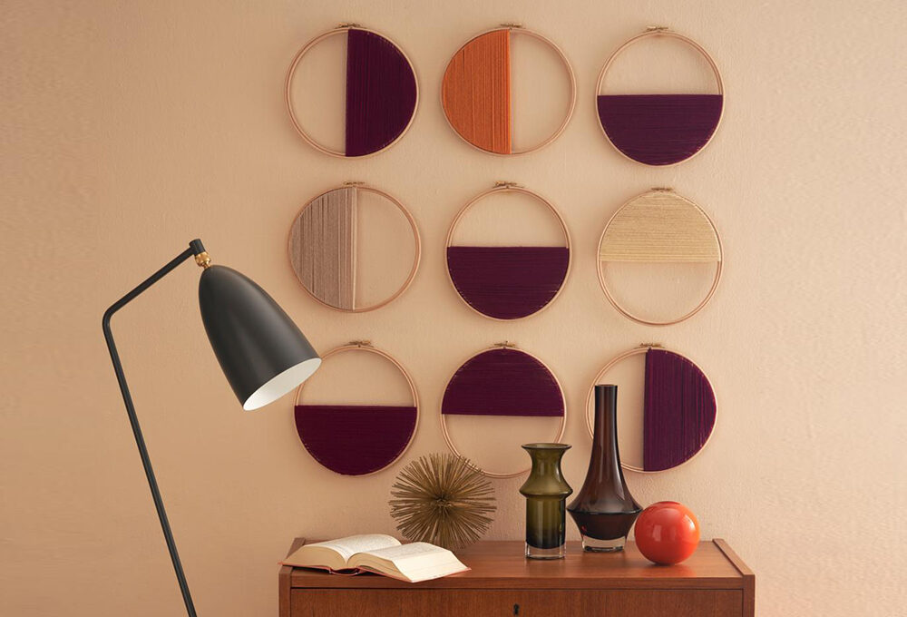 Wall art: realizza i quadri di lana con i telaietti