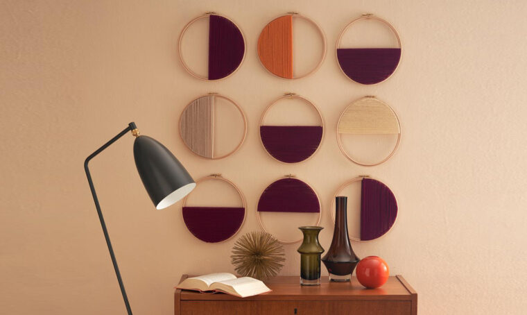 Wall art: realizza i quadri di lana con i telaietti