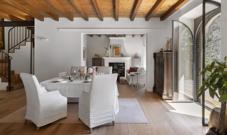 Arreda il soggiorno in style country chic