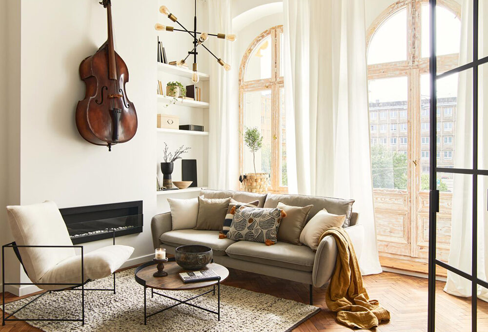 Un appartamento polacco si rinnova con atmosfere easy chic