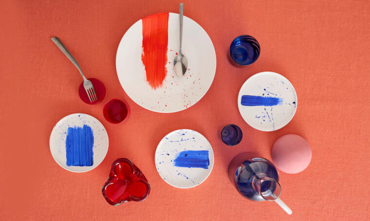 Fai-da-te: ispirazione mare blu e rosso