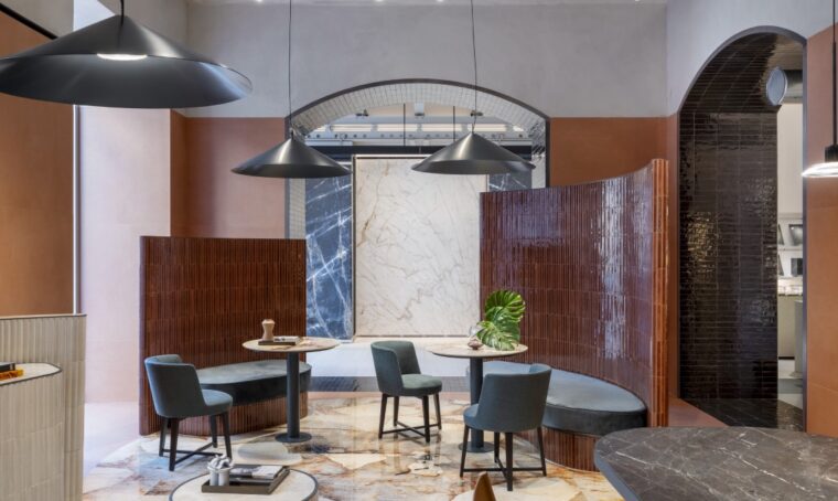 Una ‘wunderkammer’ del design nel nuovo showroom Marazzi a Roma